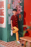 The Chinatown Oriental Shirt - Maroon
