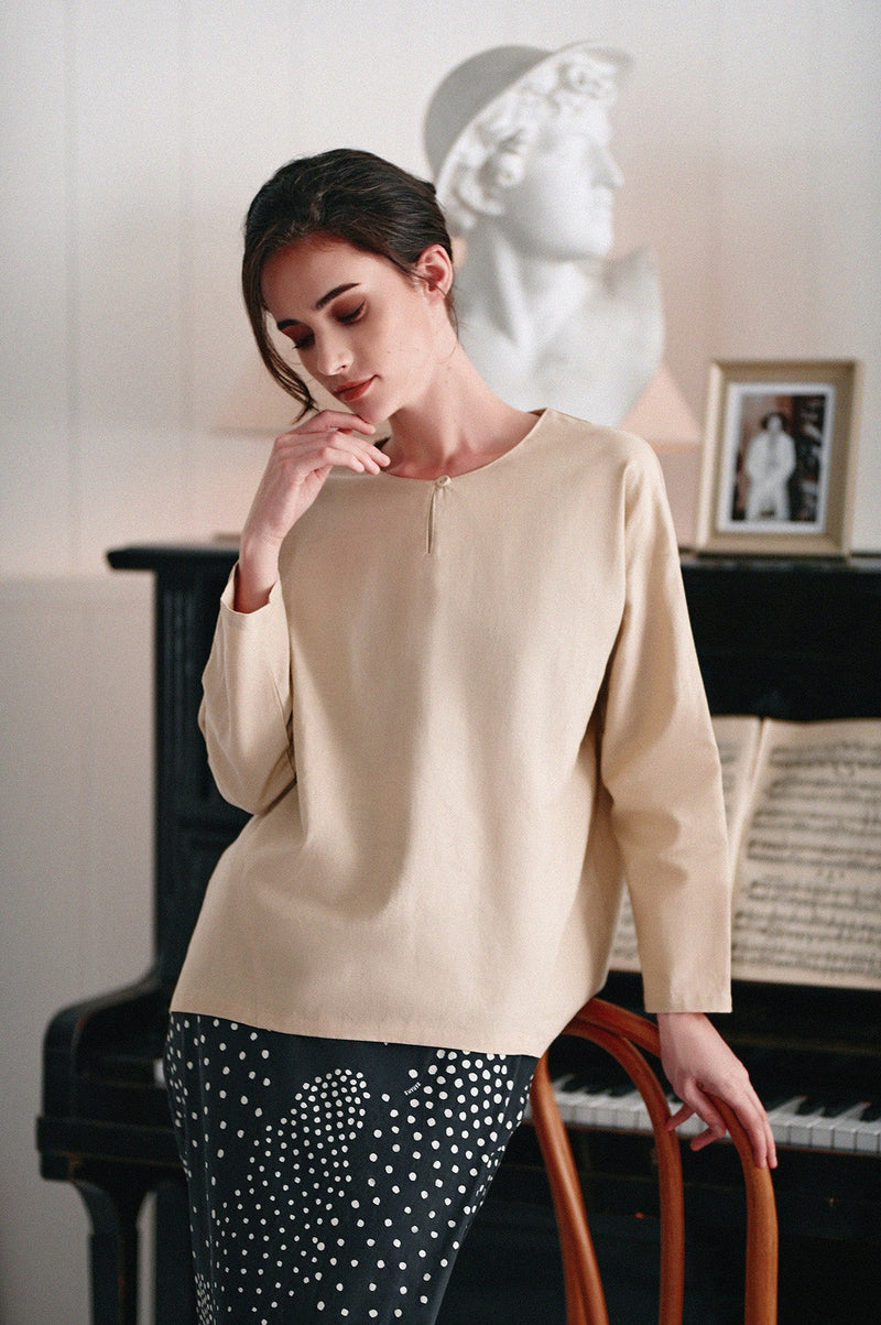 The Saat Kita Women Mulia Blouse - Khaki