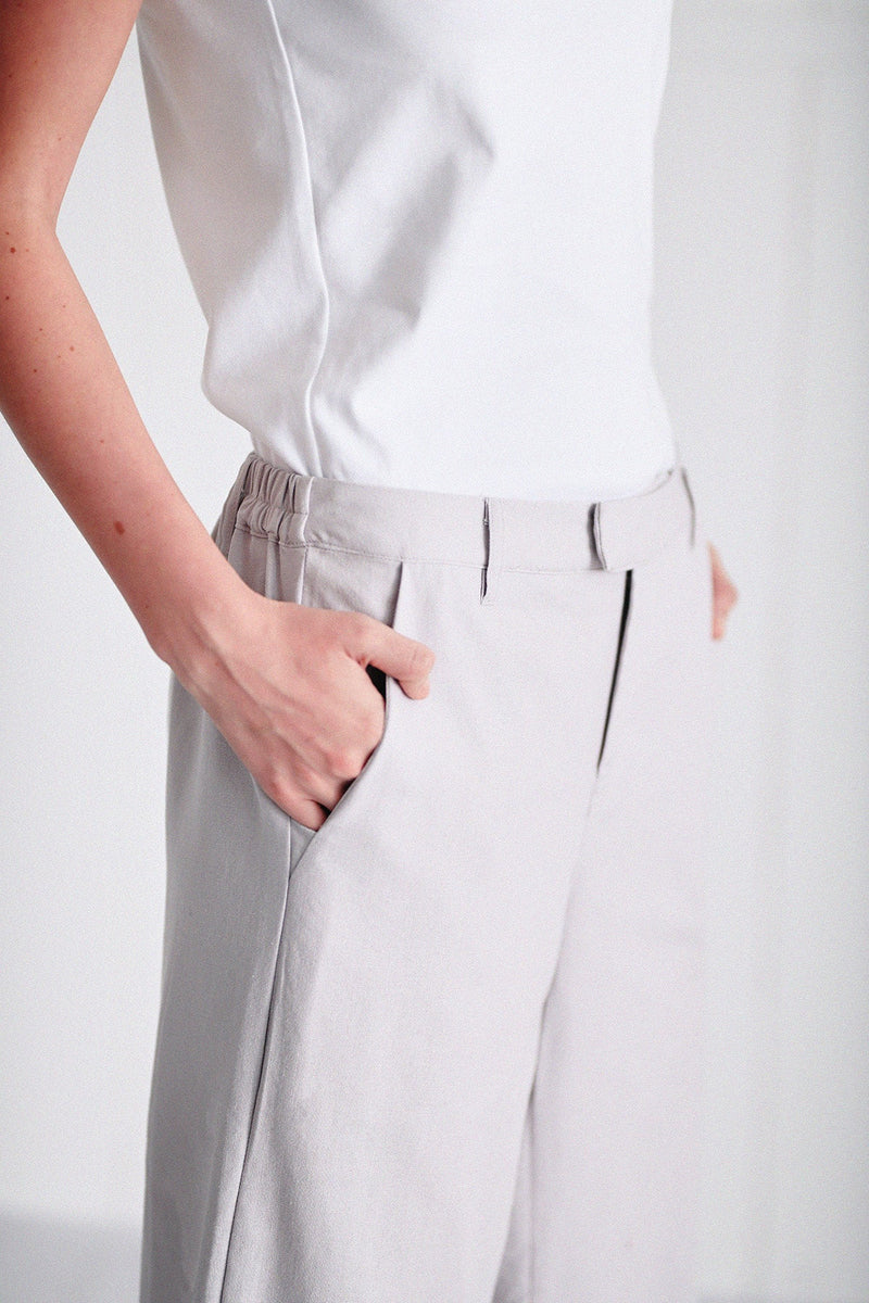 The Everyday Women Palazzo 2.0 - Light Grey