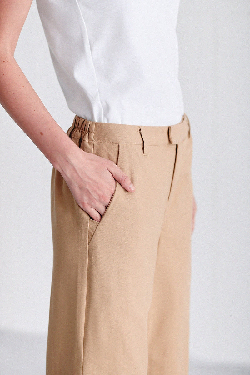 The Everyday Women Palazzo 2.0 - British Khaki