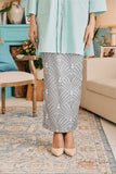 The Tanam Women Jacquard Skirt - Luxury Grey