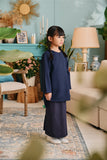 The Tanam Folded Skirt - Complete Navy Checked