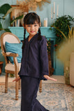 The Tanam Kebaya Top - Complete Navy Checked