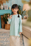 The Tanam Kurung Top - Tiffany Blue
