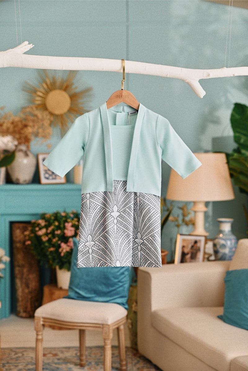 The Tanam Babies Kebaya - Tiffany Blue