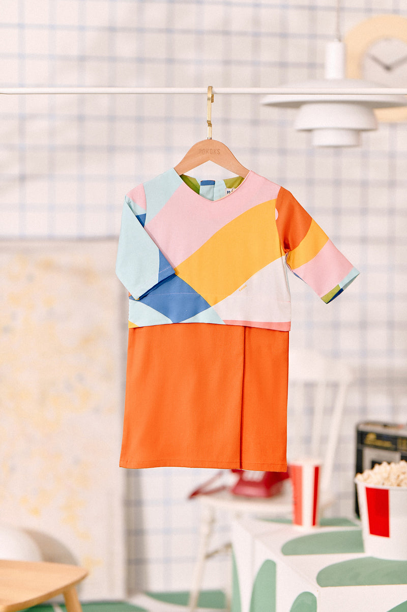 The Tabur Babies Kurung - Brown