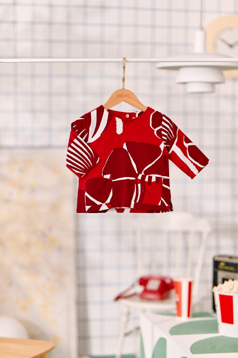 The Tabur Babies Kurta - Saffron