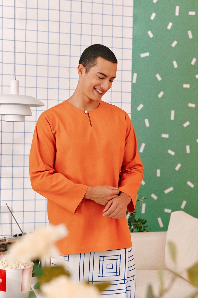 The Tabur Men Kurta - Brown