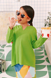 The Tabur Cheers Blouse - Lime Green