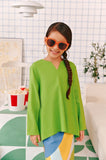 The Tabur Cheers Blouse - Lime Green