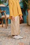 The Tanam Jacquard Skirt - Luxury Gold