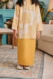 The Tanam Folded Skirt - Dijon Mustard