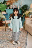 The Tanam Kurung Top - Tiffany Blue