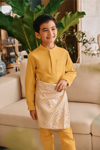 The Tanam Baju Melayu Top - Dijon Mustard