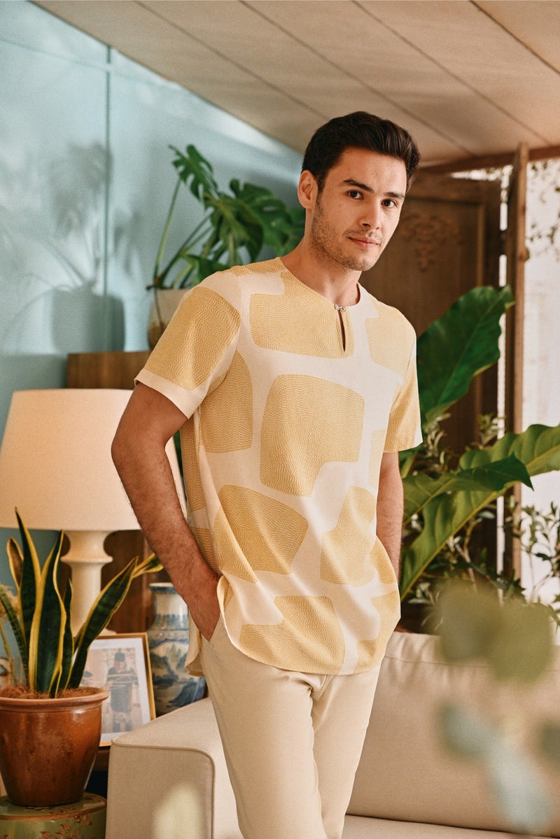 The Tanam Men Short Sleeve Kurta - Faith
