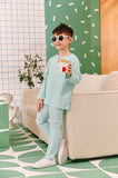 The Tabur Kurta - Tiffany Blue