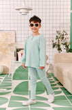 The Tabur Kurta - Tiffany Blue