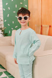 The Tabur Kurta - Tiffany Blue