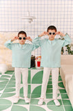 The Tabur Kurta - Tiffany Blue
