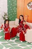 The Tabur Trumpet Skirt - Crimson Red