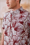 The Menuai Men Batik Shirt - Petals