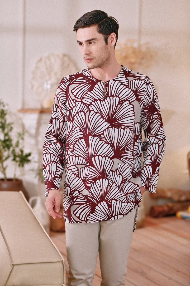 The Menuai Men Pesak Kurta - Petals