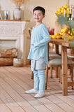 The Menuai Pesak Kurta - Light Blue