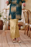 The Menuai Women Broderie Folded Skirt - British Khaki