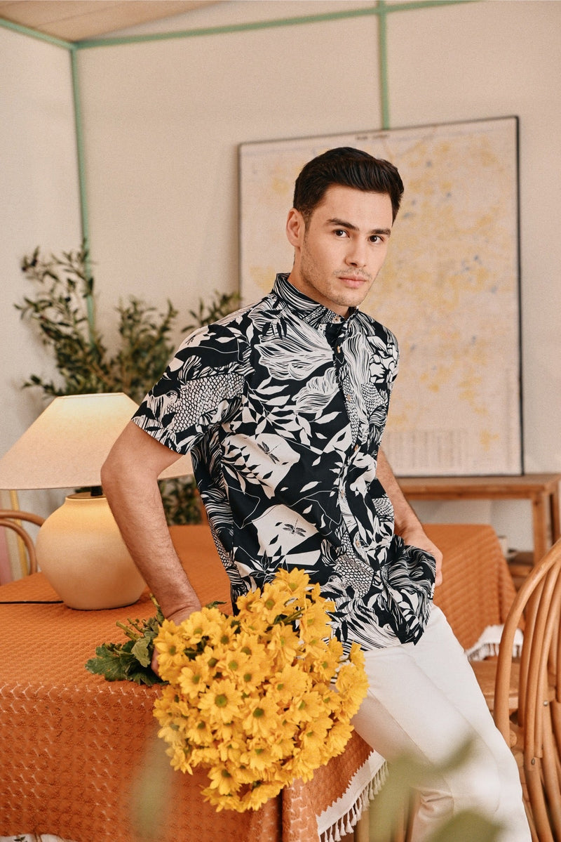 The Lembah Men Batik Shirt - Hills