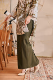 The Lembah Women Slim Skirt - Olive