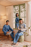 The Lembah Men Kurta - Blue West