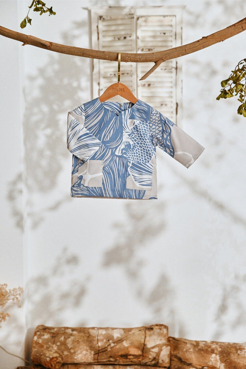 The Lembah Babies Kurta - Rivers