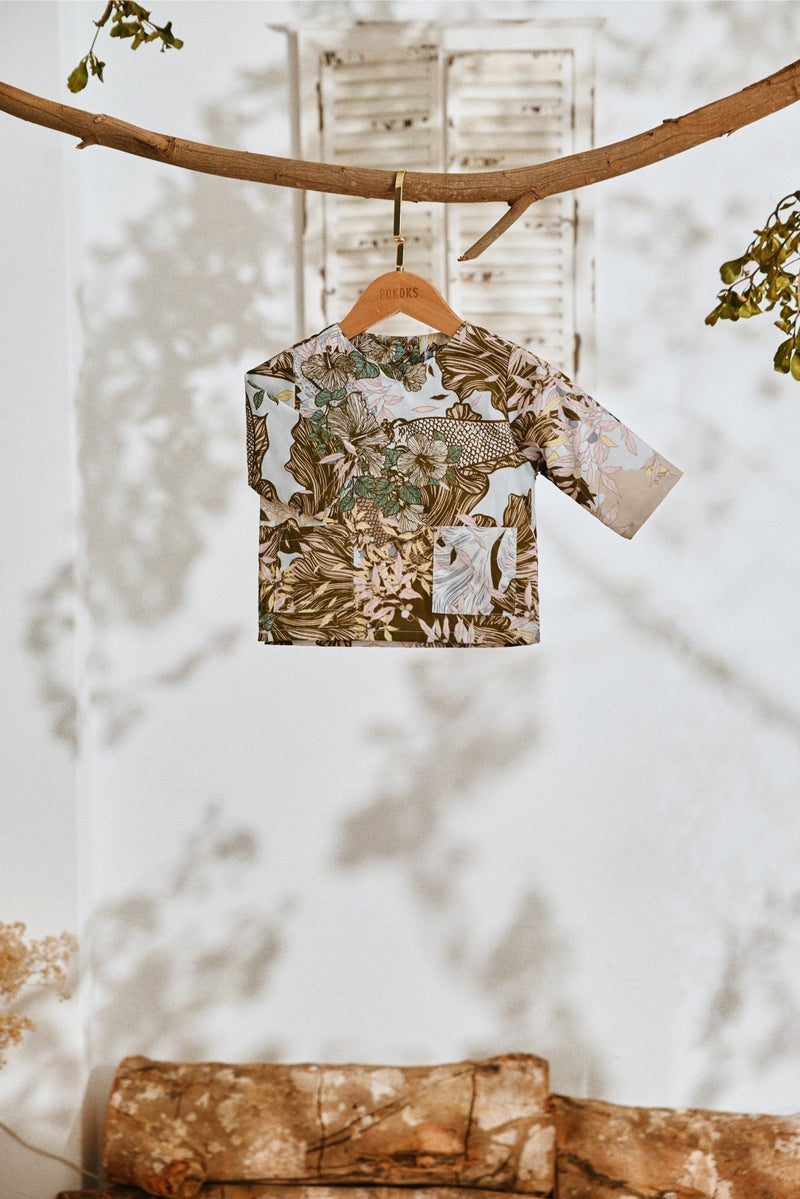 The Lembah Babies Kurta - Marsh