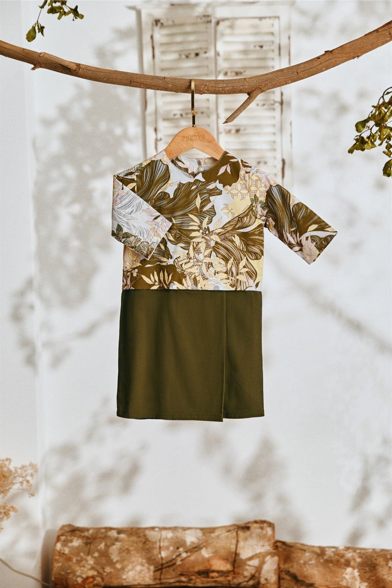 The Lembah Babies Kurung - Olive