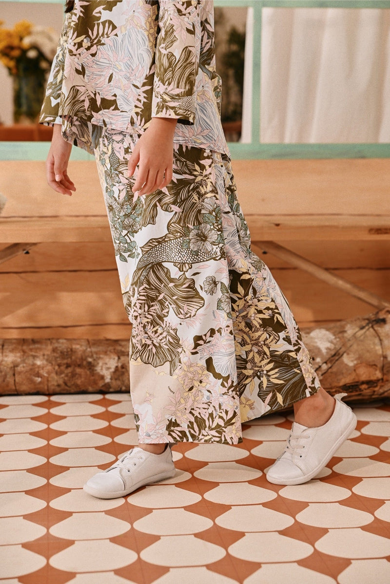 The Lembah Folded Skirt - Marsh