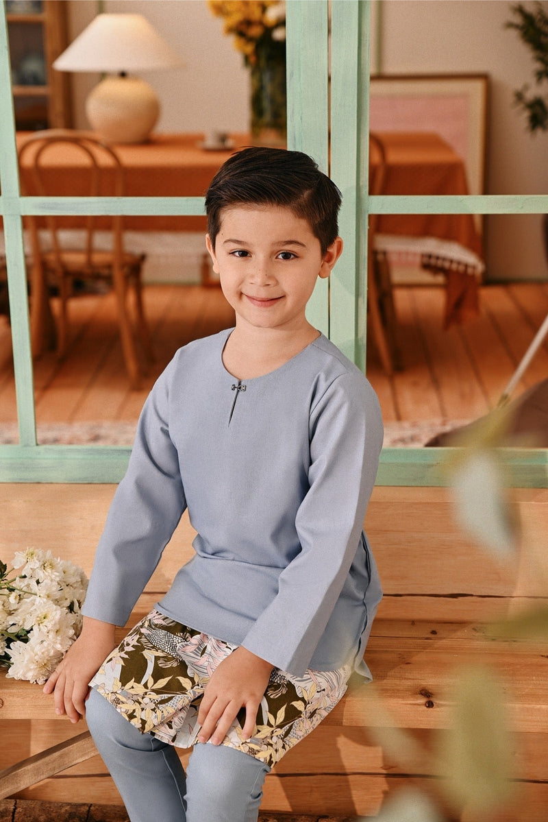 The Lembah Kurta - Light Pigeon Blue