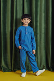 Steel Blue Colour Outfits for Raya