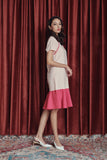 Spring Short Sleeve Midi Cheongsam Dress