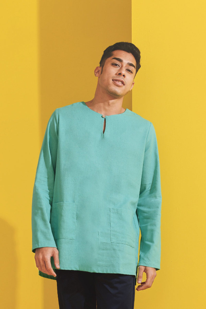 Tiffany Green Blouse for Men