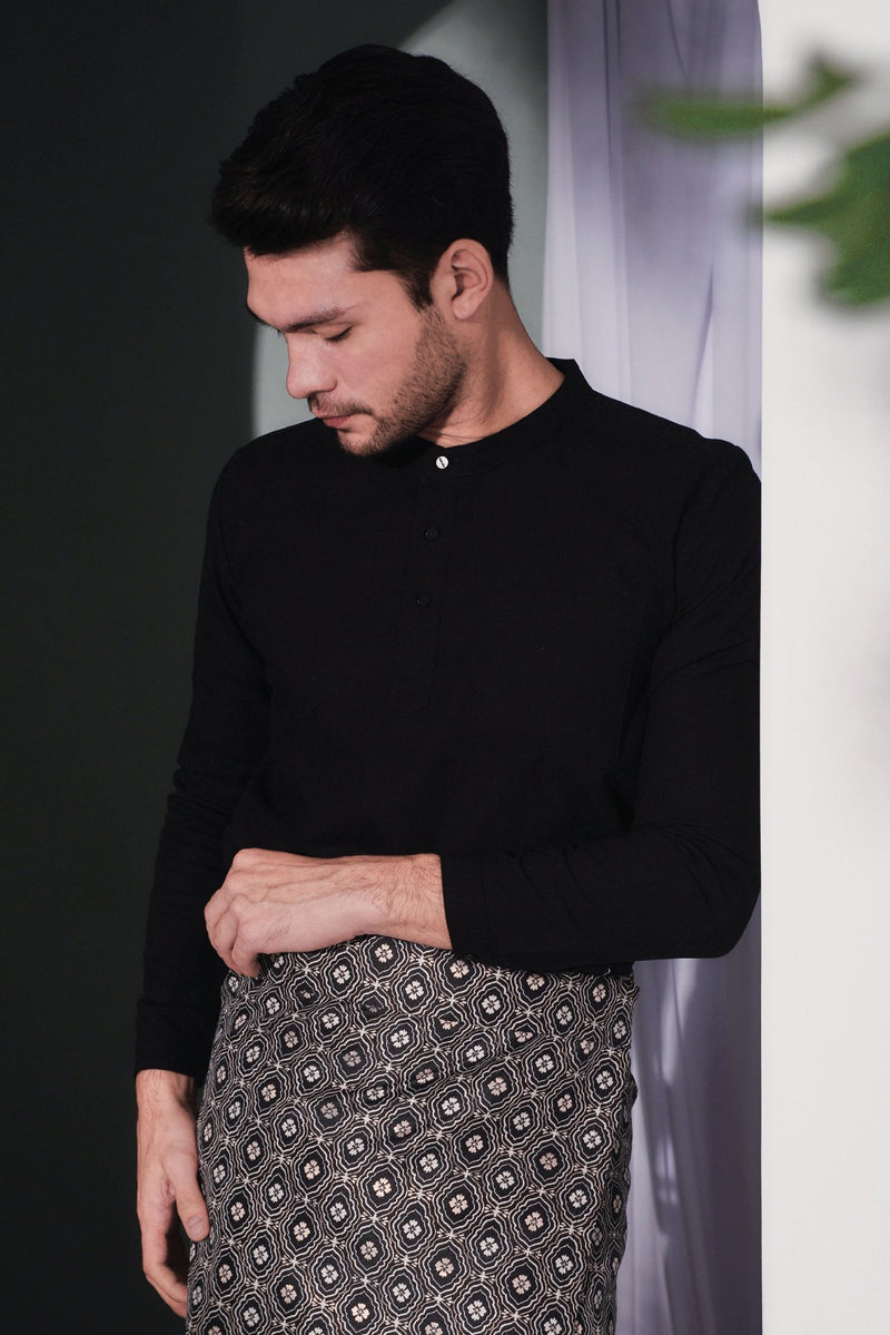 baju melayu lelaki warna hitam