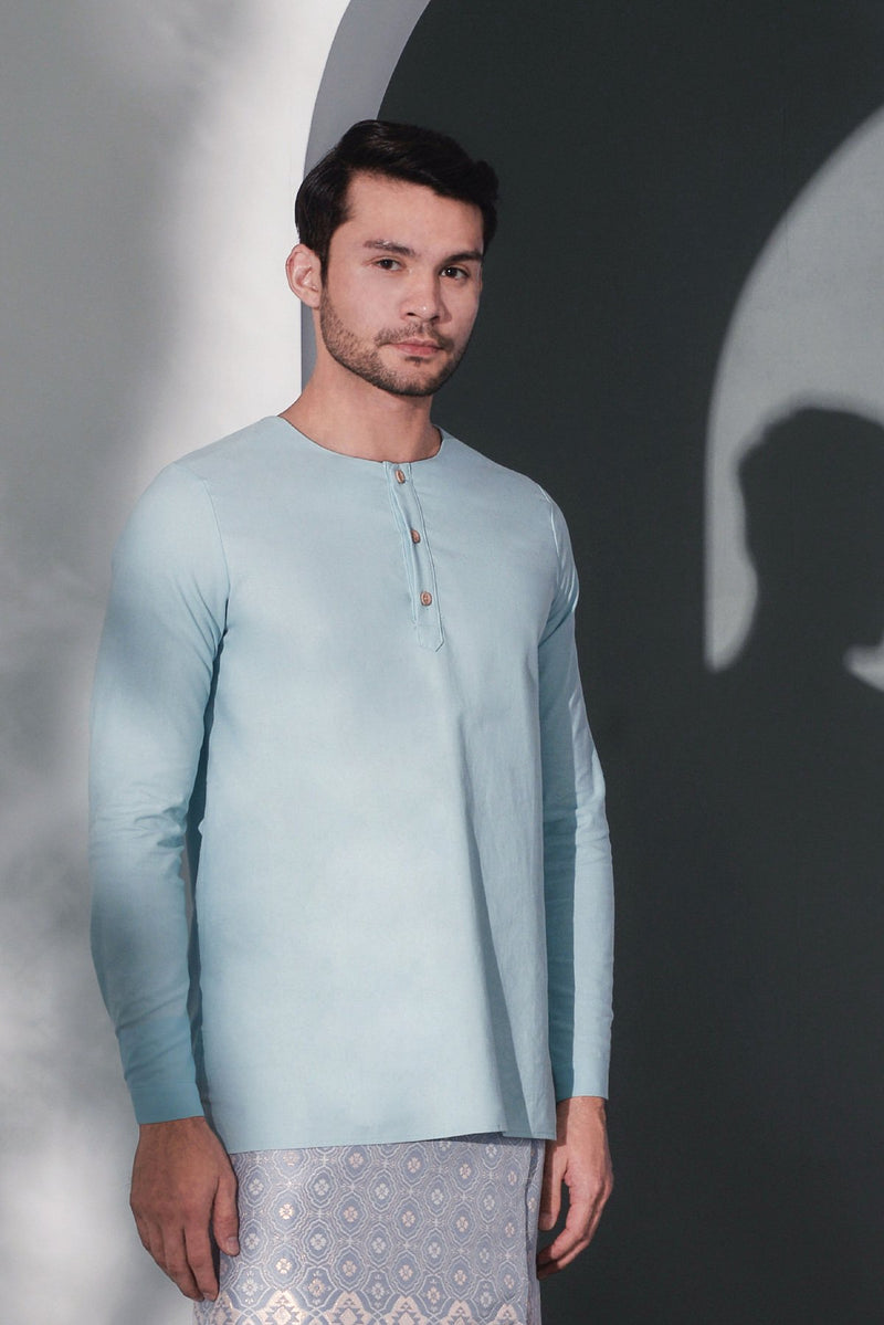 kurta cotton lengan panjang dewasa