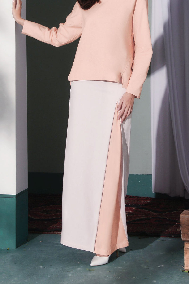 kain cotton plain pink