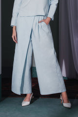 The Bayang Women Overlay Trousers - Light Blue