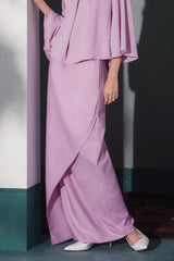 The Bayang Women Irregular Overlay Skirt - Light Purple