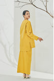 Mustard Colour Blouse and Overlay Skirt