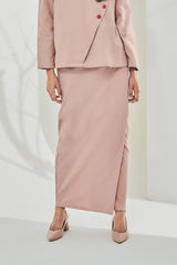 The Timur Women Overlay Skirt - Dusty Pink