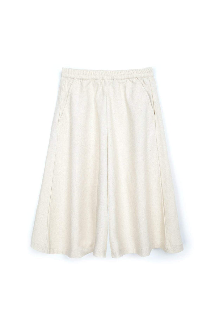 The Spring Super Wide Leg Pants - Natural Linen - POKOKS.COM