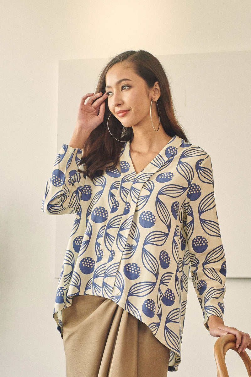 baju kebaya dewasa cotton bercorak