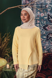 blouse perempuan kuning cair