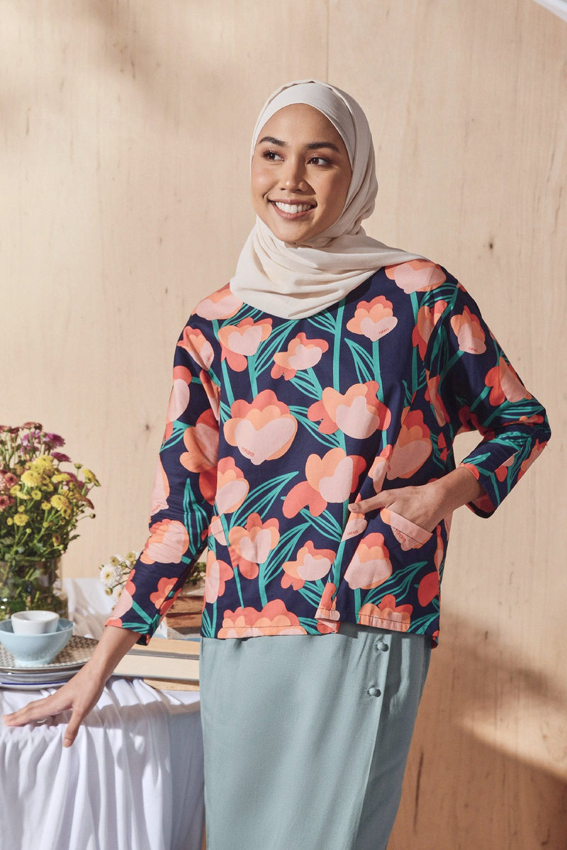 Dolman Sleeve Blouse for Wanita